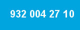 932 004 27 10 932 004 27 10